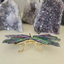 Load image into Gallery viewer, Aura Kyanite Dragonfly - Rainbow
