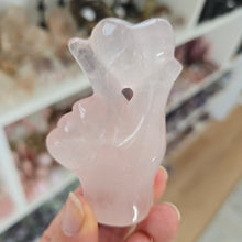 Load image into Gallery viewer, Rose Quartz Hand Heart
