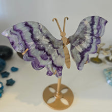 Load image into Gallery viewer, Feather Fluorite Butterfly Wings
