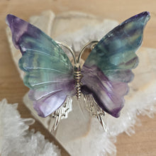 Load image into Gallery viewer, Rainbow Fluorite Butterfly
