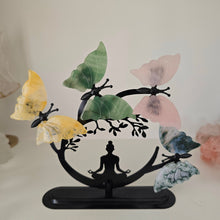 Load image into Gallery viewer, Yoga Lady - 4 Butterflies
