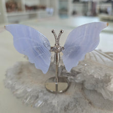 Load image into Gallery viewer, Blue Lace Agate Butterfly Wings

