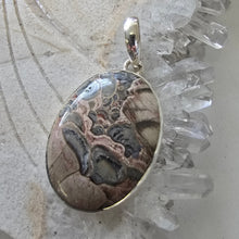 Load image into Gallery viewer, Mushroom Jasper Sterling Silver Pendant
