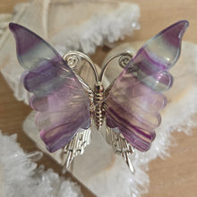 Load image into Gallery viewer, Rainbow Fluorite Butterfly
