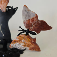 Load image into Gallery viewer, Playful Cat - 2 Butterflies
