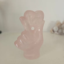 Load image into Gallery viewer, Rose Quartz Hand Heart

