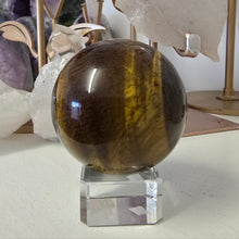 Load image into Gallery viewer, Tiger&#39;s Eye Sphere
