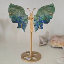 Load image into Gallery viewer, Azurite Malachite Butterfly Wings
