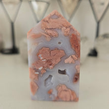 Load image into Gallery viewer, Pink Agate Tower
