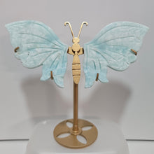 Load image into Gallery viewer, Blue Aragonite Butterfly Wings
