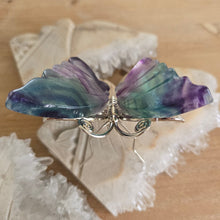 Load image into Gallery viewer, Rainbow Fluorite Butterfly
