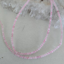 Load image into Gallery viewer, Rose Quartz Faceted Necklace
