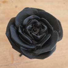 Load image into Gallery viewer, Black Obsidian Rose - Spinning Stand
