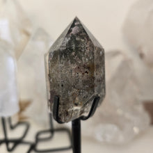 Load image into Gallery viewer, Garden Quartz Points on Stand
