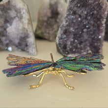 Load image into Gallery viewer, Aura Kyanite Dragonfly - Rainbow
