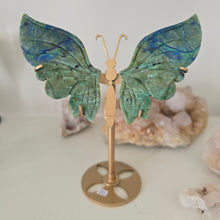 Load image into Gallery viewer, Azurite Malachite Butterfly Wings
