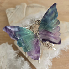 Load image into Gallery viewer, Rainbow Fluorite Butterfly
