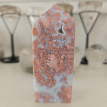 Load image into Gallery viewer, Pink Agate Tower
