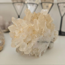 Load image into Gallery viewer, Quartz Cluster Stone Skull - Rainbow
