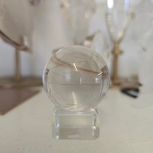 Load image into Gallery viewer, Rutile Quartz Sphere - Copper
