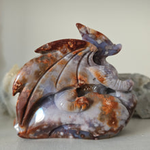 Load image into Gallery viewer, Flower Agate Dragon
