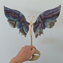 Load image into Gallery viewer, Fluorite Butterfly Wings
