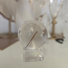 Load image into Gallery viewer, Rutile Quartz Sphere - Copper
