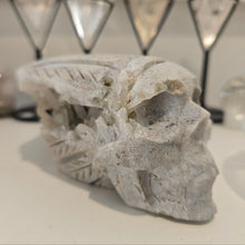 Load image into Gallery viewer, Quartz Cluster Stone Chief Skull
