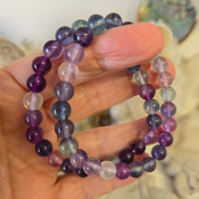 Load image into Gallery viewer, Rainbow Fluorite Bracelet
