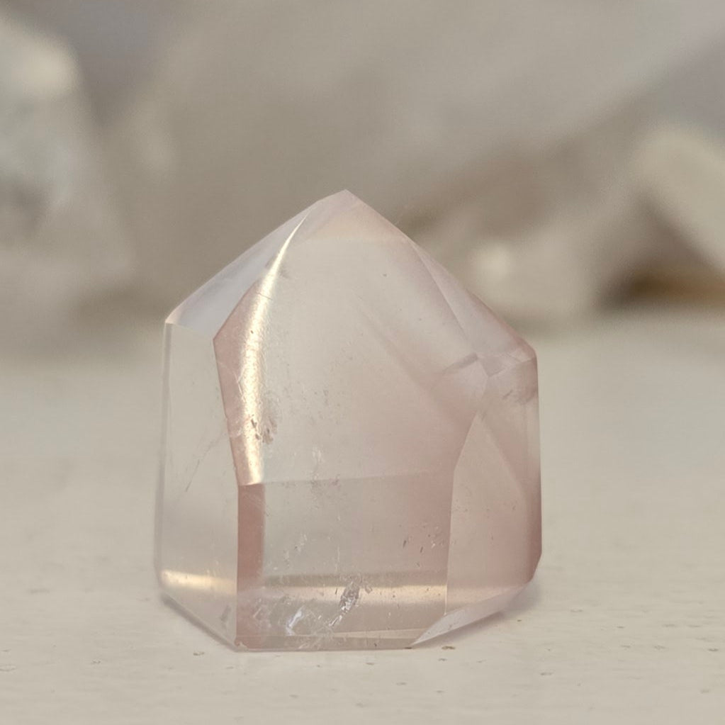Pink Lithium Quartz Tower