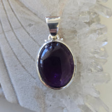 Load image into Gallery viewer, Amethyst Sterling Silver Pendant
