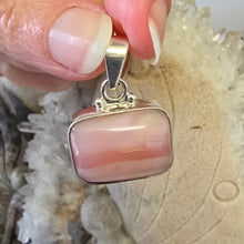 Load image into Gallery viewer, Pink Opal Sterling Silver Pendant

