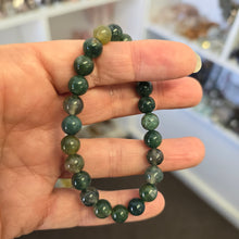 Load image into Gallery viewer, Moss Agate Bracelet and Heart Boxset
