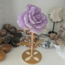 Load image into Gallery viewer, Amethyst Rose on Stand
