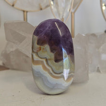 Load image into Gallery viewer, Amethyst Crazy Lace Palmstone
