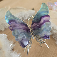 Load image into Gallery viewer, Rainbow Fluorite Butterfly
