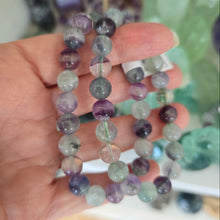 Load image into Gallery viewer, Feather Fluorite Bracelet
