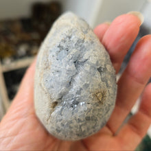 Load image into Gallery viewer, Celestite Cluster Egg
