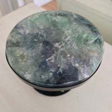 Load image into Gallery viewer, Feather Fluorite Spinning Table
