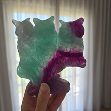 Load image into Gallery viewer, Rainbow Fluorite Owls

