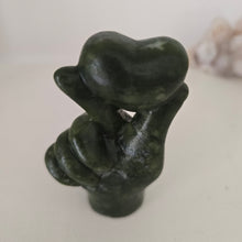 Load image into Gallery viewer, Jade Hand Heart
