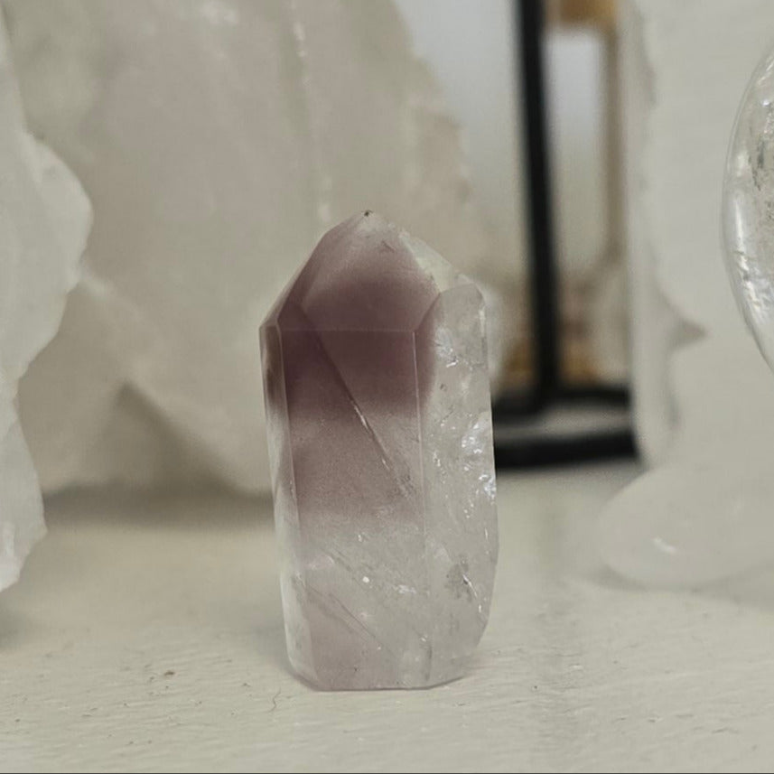 Pink Lithium Quartz Tower