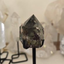 Load image into Gallery viewer, Garden Quartz Points on Stand
