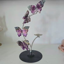 Load image into Gallery viewer, Rainbow Fluorite Butterfly Set
