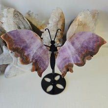 Load image into Gallery viewer, Amethyst Crazy Lace Agate Butterfly Wings
