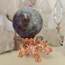 Load image into Gallery viewer, Elephant Sphere Stand -- Rose Gold
