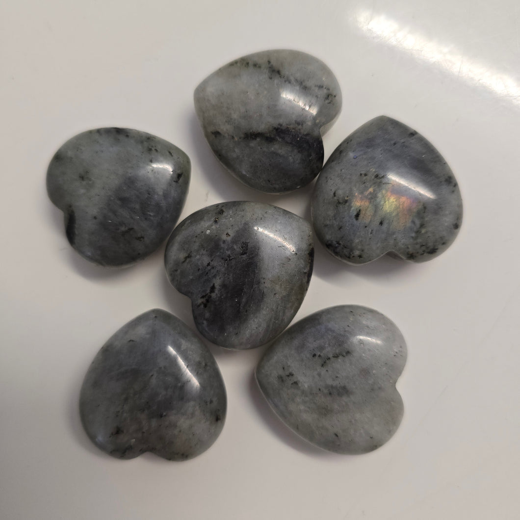 Labradorite Hearts