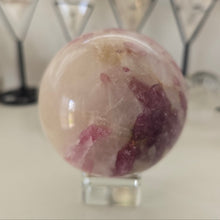 Load image into Gallery viewer, Pink Tourmaline Sphere
