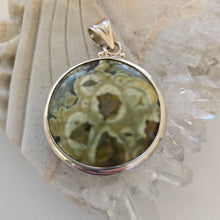 Load image into Gallery viewer, Australian Rainforest Jasper Sterling Silver Pendant
