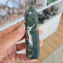 Load image into Gallery viewer, Moss Agate Tower
